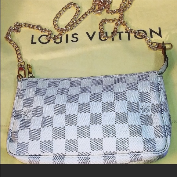 Louis Vuitton Handbags - Authentic Louis Vuitton Pochette GM Damier Azur